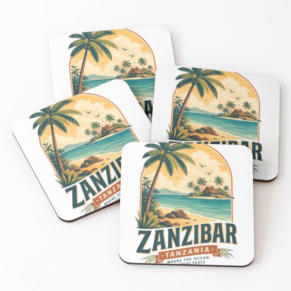 Item preview, Zanzibar Tanzania Where The Ocean Whispers Peace Tropical Beach Vacation Travel designed and sold by Simsimah26Parks.