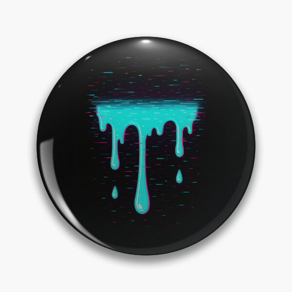 Item preview, Neon Overflow – Glitch Liquid Drip designed and sold by JupiterGlitchEmpire.