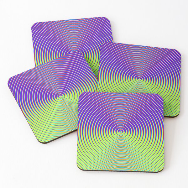 Item preview, Abstract Pattern "Yellow-purple circle" designed and sold by Gluecknika.