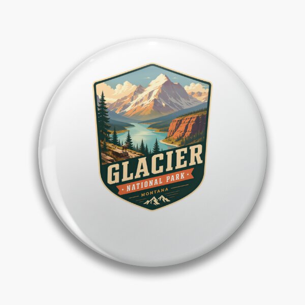 Item preview, Glacier National Park Montana National Park Travel Souvenir designed and sold by Simsimah26Parks.
