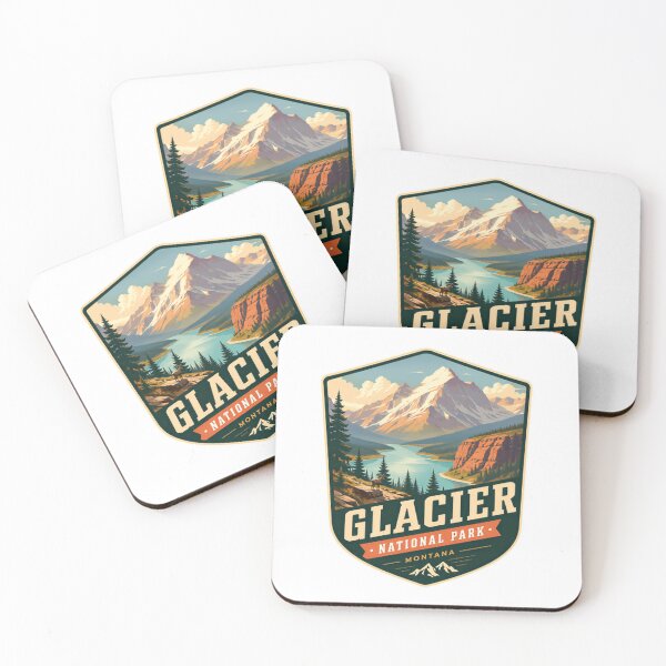 Item preview, Glacier National Park Montana National Park Travel Souvenir designed and sold by Simsimah26Parks.