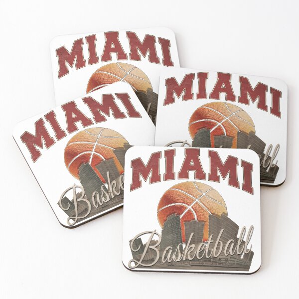 Item preview, Miami Basketball Vintage Skyline Retro Sports designed and sold by RonnyMilleo.