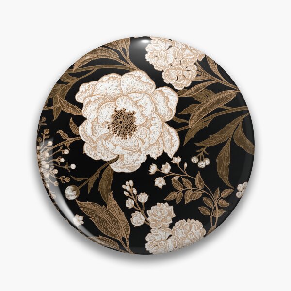 Item preview,  Elegant Black & White Chinoiserie Floral Seamless Pattern designed and sold by SugarCore.