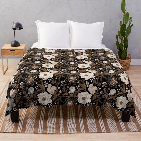 Item preview, Elegant Black & White Chinoiserie Floral Seamless Pattern designed and sold by SugarCore.
