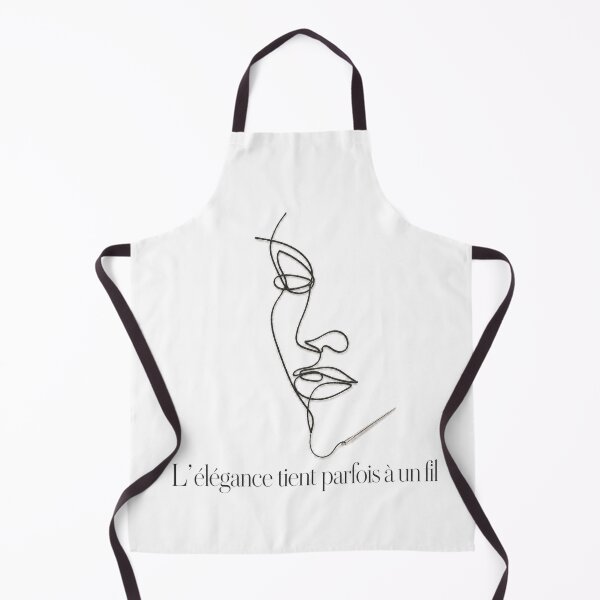 Item preview, Elegance sometimes hangs by a thread – Minimalist and couture feminine face designed and sold by creatix-boutik.