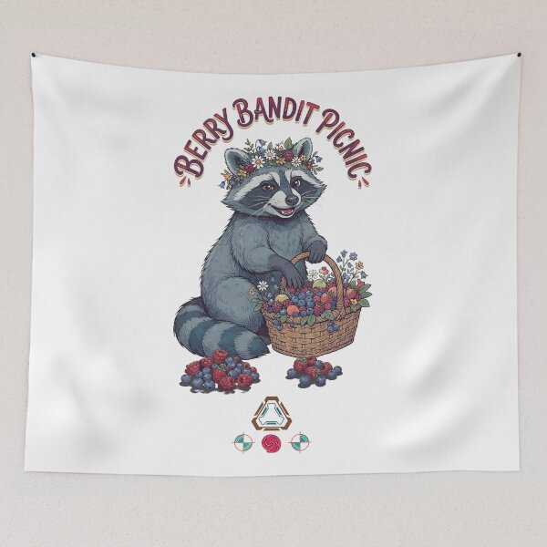 Item preview, Berry Bandit Picnic designed and sold by m-yoga-store.