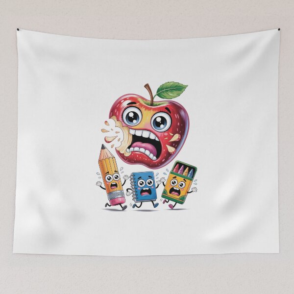 Item preview, Apple and School Supplies designed and sold by jkrphoto.