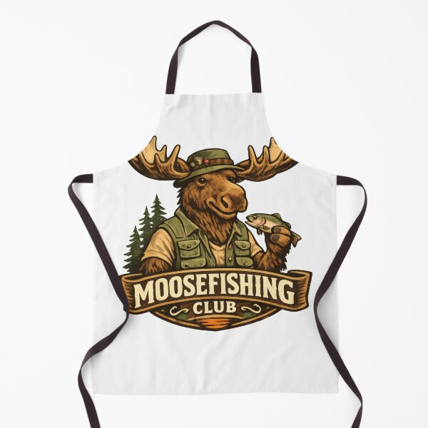 Item preview, Moose Fishing Club Outdoor Badge designed and sold by TheRealTaria.