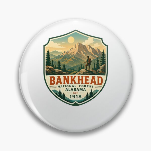 Item preview, Bankhead National Forest Alabama Est. 1918 Hiking Outdoor Explorer designed and sold by Simsimah26Parks.