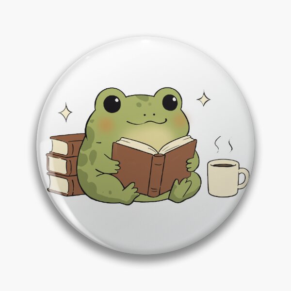 Item preview, Frog Booklover designed and sold by AnastasiaWsk.