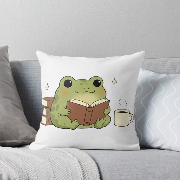 Item preview, Frog Booklover designed and sold by AnastasiaWsk.