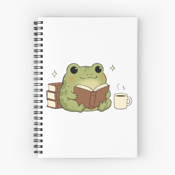 Item preview, Frog Booklover designed and sold by AnastasiaWsk.