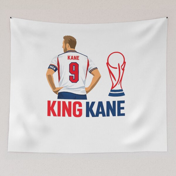 Item preview, Harry Kane England World Cup Football King Kane Artwork designed and sold by popsloganmerch.