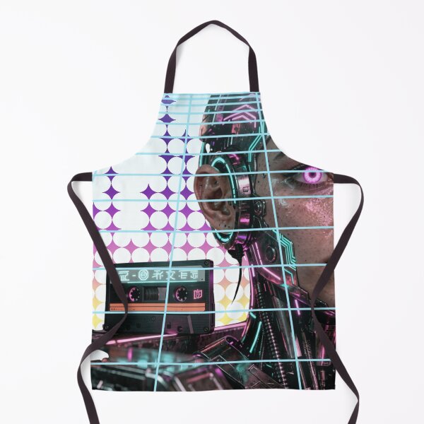 Item preview, Neon Cyberpunk & Cassette Tape Art designed and sold by unboxedbyJuls.