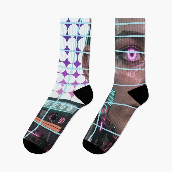 Item preview, Neon Cyberpunk & Cassette Tape Art designed and sold by unboxedbyJuls.