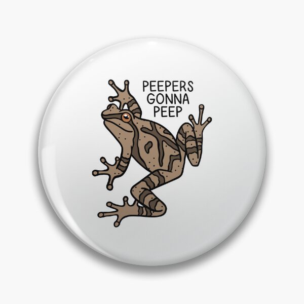 Item preview, PEEPERS GONNA PEEP (Northern Spring Peeper) designed and sold by chicorycreative.