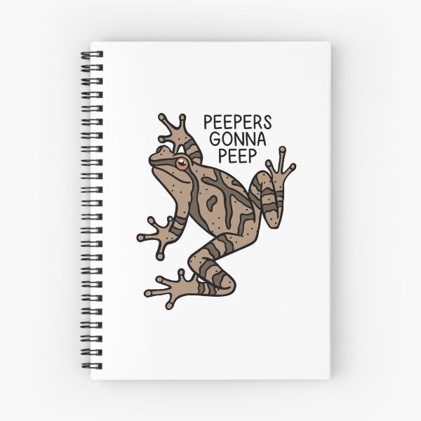 Item preview, PEEPERS GONNA PEEP (Northern Spring Peeper) designed and sold by chicorycreative.