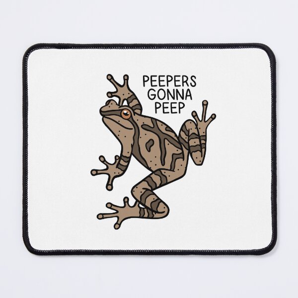 Item preview, PEEPERS GONNA PEEP (Northern Spring Peeper) designed and sold by chicorycreative.