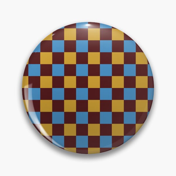 Item preview, Retro Burgundy, Mustard and Blue Checkerboard Pattern | Seamless Geometric Squares designed and sold by ViviNyks.