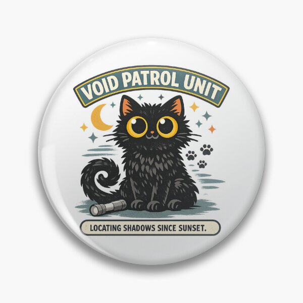 Item preview, Void Patrol Unit Black Cat Night Watch designed and sold by Concrete Coffee Studio.