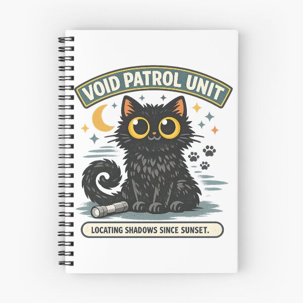Item preview, Void Patrol Unit Black Cat Night Watch designed and sold by Concrete Coffee Studio.