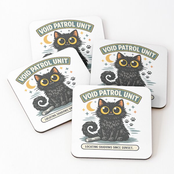 Item preview, Void Patrol Unit Black Cat Night Watch designed and sold by Concrete Coffee Studio.
