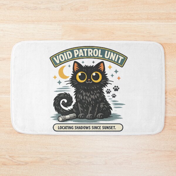 Item preview, Void Patrol Unit Black Cat Night Watch designed and sold by Concrete Coffee Studio.