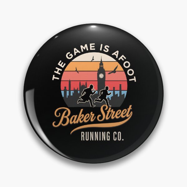 Item preview, Sherlock Holmes: Baker Street Running Co – The Game Is Afoot designed and sold by Fenay Designs.