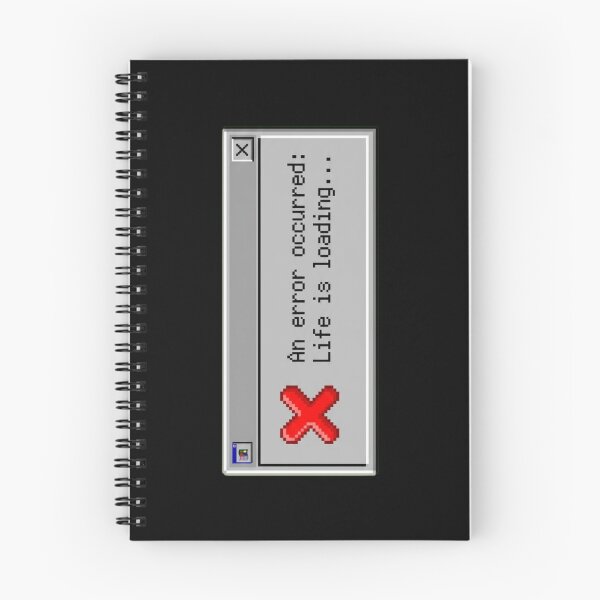 Item preview, An Error Occurred Life Is Loading Funny Retro Windows Gamer Gift designed and sold by AkDesign022.