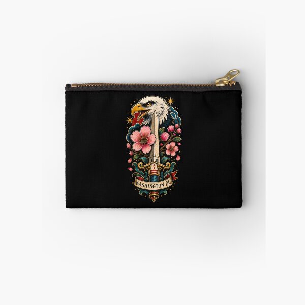 Item preview, Washington DC Eagle & Cherry Blossom Tattoo designed and sold by Fenay Designs.