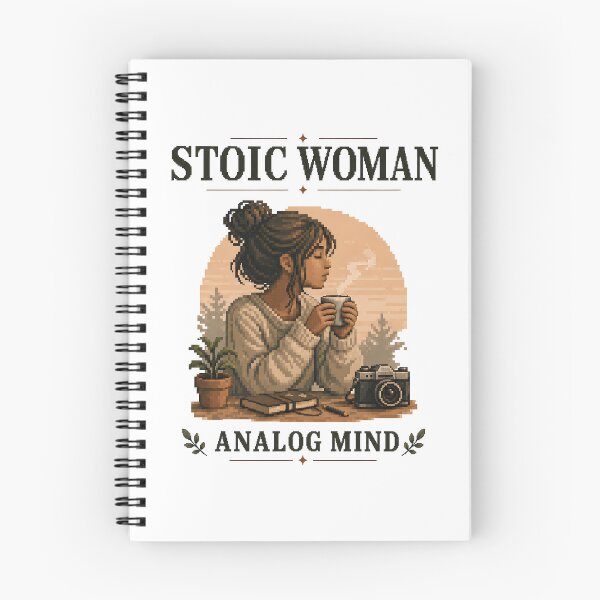 Item preview, Stoic Woman – Analog Mind, Quiet Strength designed and sold by PixelBlob.
