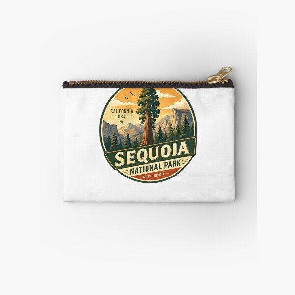 Item preview, California USA Sequoia National Park Est. 1890 Travel Hiker Souvenir designed and sold by Simsimah26Parks.