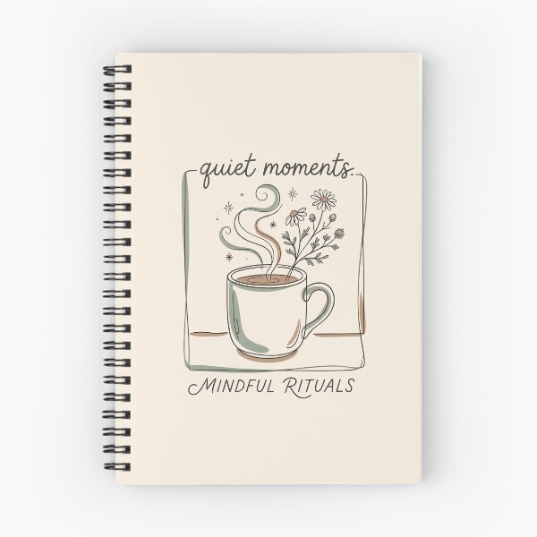 Item preview, Quiet Moments Mindful Rituals - Cozy Tea Coffee designed and sold by Zazz Lee.