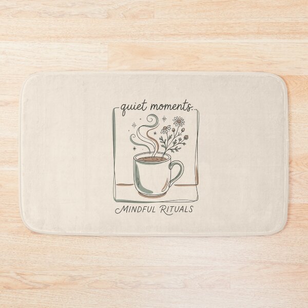 Item preview, Quiet Moments Mindful Rituals - Cozy Tea Coffee designed and sold by Zazz Lee.