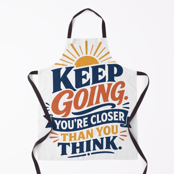 Item preview, Keep Going– You're Closer Than You Think| Inspirational Motivation Typography Design designed and sold by Kolibra.