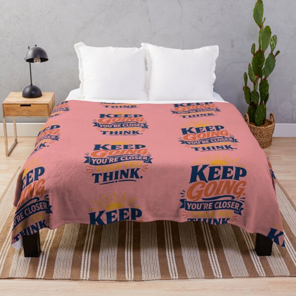 Item preview, Keep Going– You're Closer Than You Think| Inspirational Motivation Typography Design designed and sold by Kolibra.
