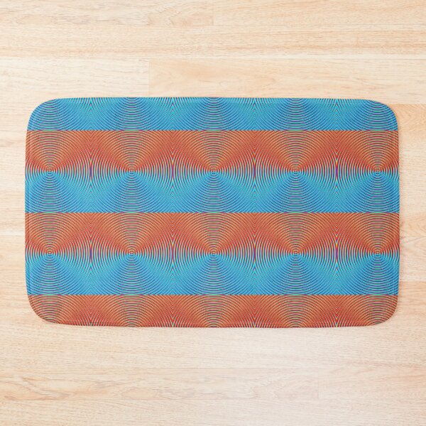 Item preview, Abstract Pattern "Orange and Blue Circle" designed and sold by Gluecknika.