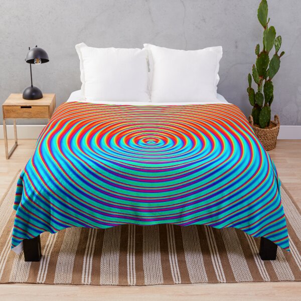 Item preview, Abstract Pattern "Orange and Blue Circle" designed and sold by Gluecknika.