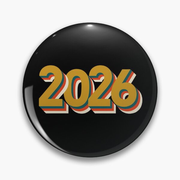 Item preview, Retro 2026 Vintage Typography Design – Bold Retro Numbers Graphic for New Year Celebration, Future Goals, Events, Parties & Trendy Aesthetic Apparel designed and sold by Charonde.