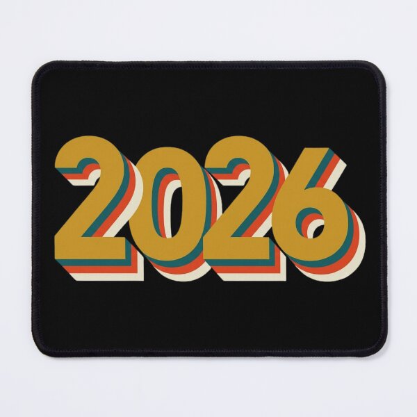 Item preview, Retro 2026 Vintage Typography Design – Bold Retro Numbers Graphic for New Year Celebration, Future Goals, Events, Parties & Trendy Aesthetic Apparel designed and sold by Charonde.