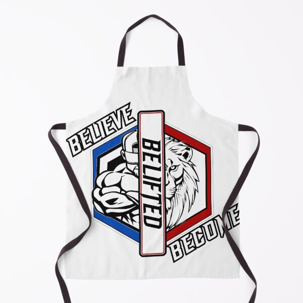 Item preview, Believe Belifted Become | Christian Gym Lion Identity designed and sold by Bezuiden.