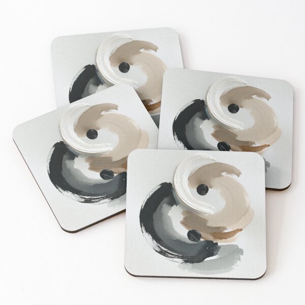 Item preview, Neutral Yin Yang Abstract Balance designed and sold by trajeado14.