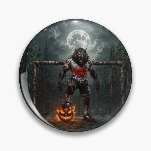 Item preview, Werewolf Soccer Chef - Gothic Horror Monster Mascot designed and sold by Aimaniia666.