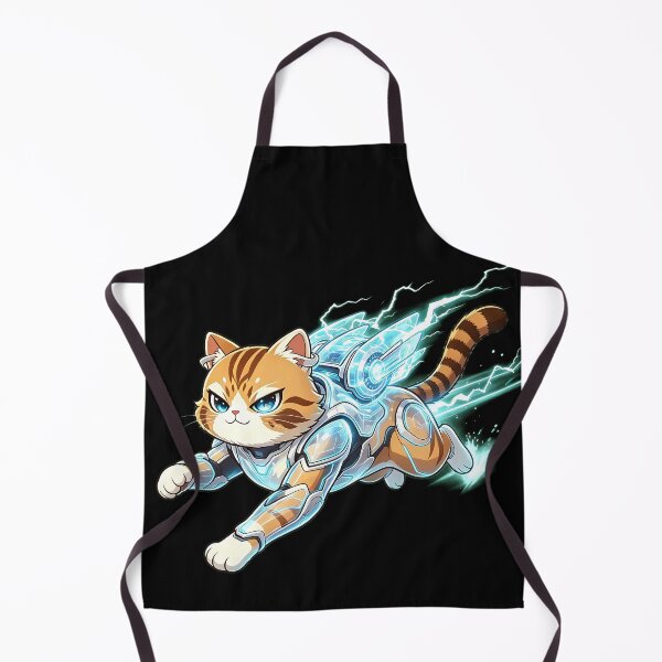 Item preview, Lightning Bolt - High-Speed Felis Nigripes Cyber-Warrior designed and sold by ABYSSLAB.