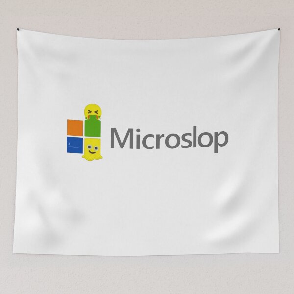 Item preview, Microslop Windows Forced AI Parody designed and sold by teemix.