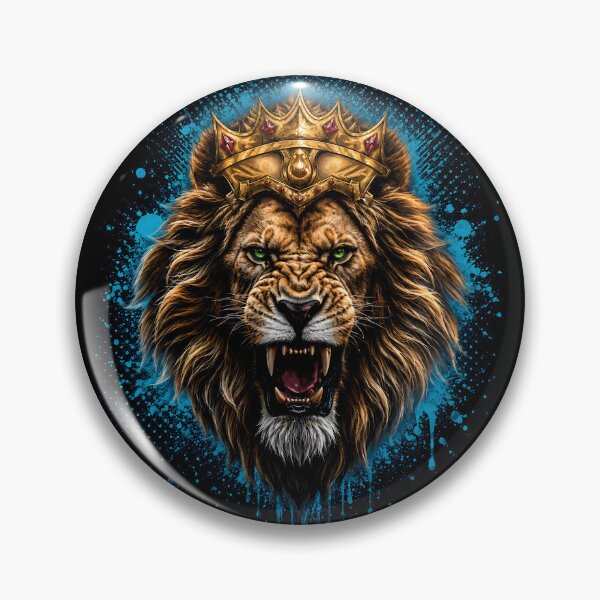 Item preview, The King of the Wilderness – Majestic Lion Crown designed and sold by Peter Kaul.