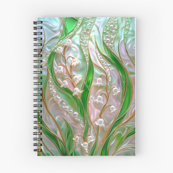 Item preview, Lily of the Valley Stained Glass Design designed and sold by MargaretWiktor.
