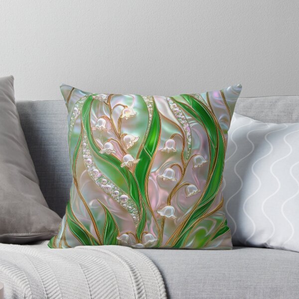 Item preview, Lily of the Valley Stained Glass Design designed and sold by MargaretWiktor.
