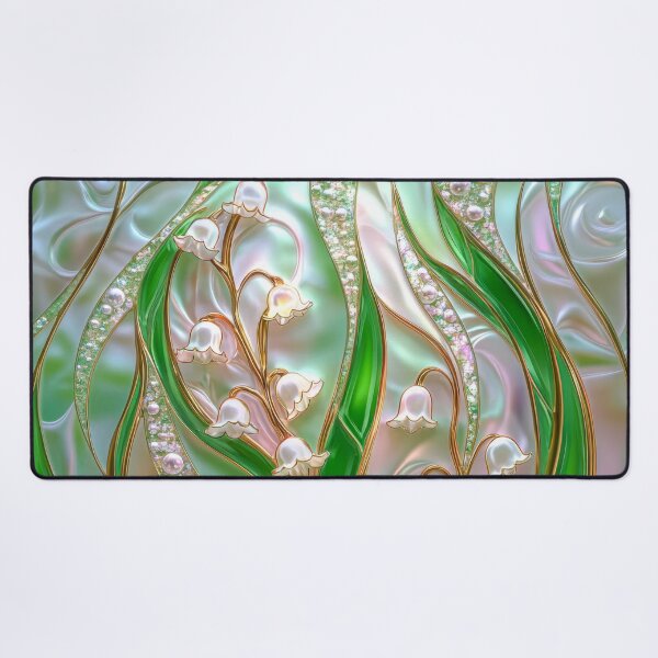 Item preview, Lily of the Valley Stained Glass Design designed and sold by MargaretWiktor.