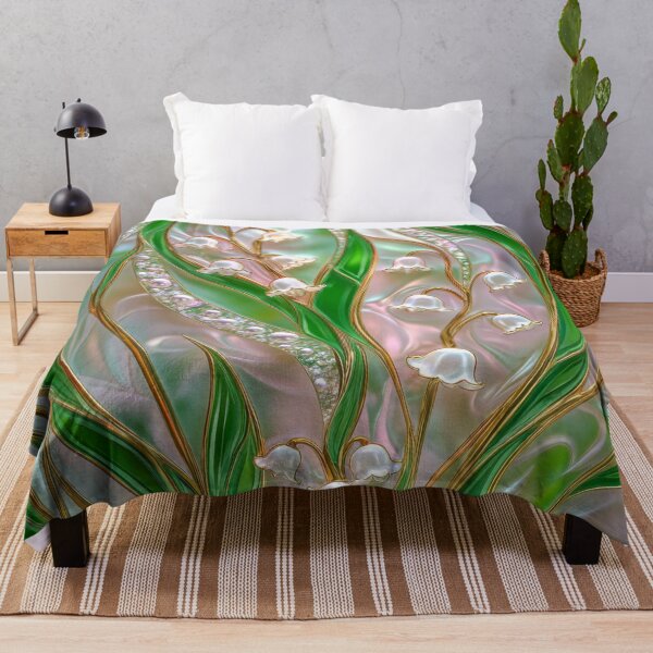 Item preview, Lily of the Valley Stained Glass Design designed and sold by MargaretWiktor.